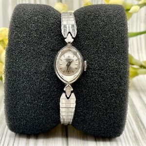 *Vintage* Jules Jurgensen Ladies Watch 14KT White Gold